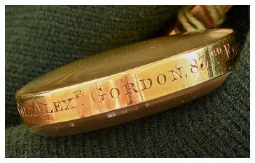 Army Gold Medal Talavera Gordon