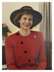 HRH The Duchess of Gloucester, Colonel-in-Chief, The Royal Irish Rangers.