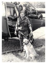 Corporal Brian Brown QGM with Oliver