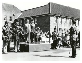 Secretary of State for Northern Ireland takes Depot Passing out Parade
