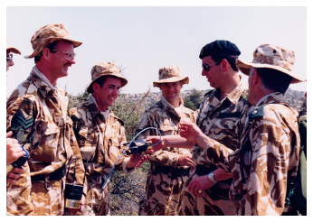 Colonel-in-Chief visits Assault Pioneer Platoon, 4/5 RANGERS in Cyprus.