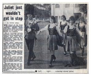 Dennis Craig's SUN newspaper article on British Army tour of USA 1964.