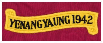 YENANGYAUNG 1942 Battle Honour